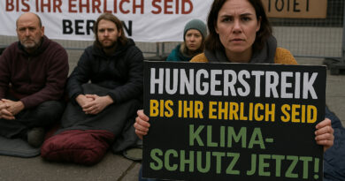 Hungerstreik für den Klimaschutz: Aktionsbündnis fordert Regierungserklärung