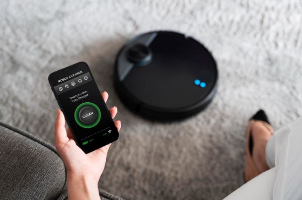 Staubsauger mit Smart Home gesteuert