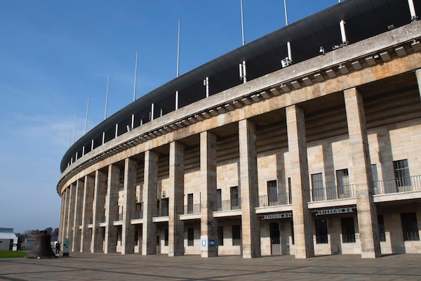 Das Olympiastadion in Belrin