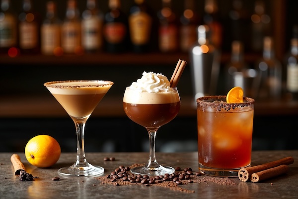 Cocktails mit Kaffe Variationen