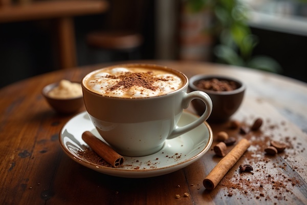 Kaffee mit Gewürzen