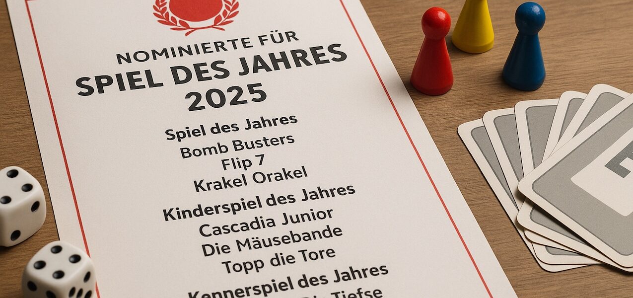 Nominierte für Spiel des Jahres 2025 stehen fest
