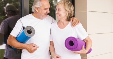 Senioren-Work-out ohne Geräte