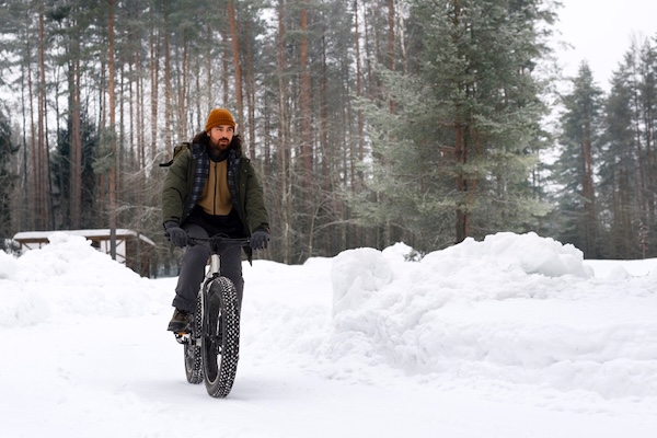 Fatbiken im Schnee
