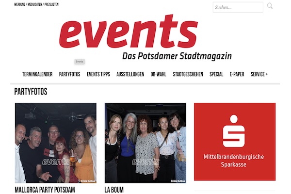 Stadtmagazin Events