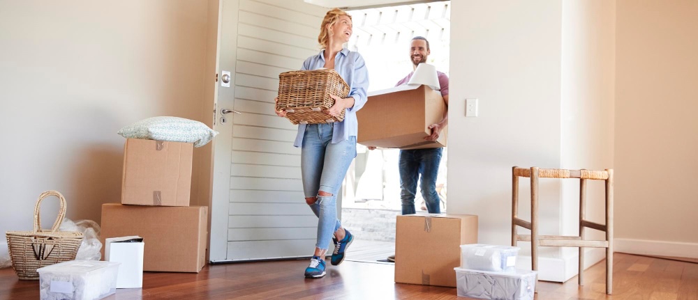Umzugstag und Ankunft ins neue zuhause