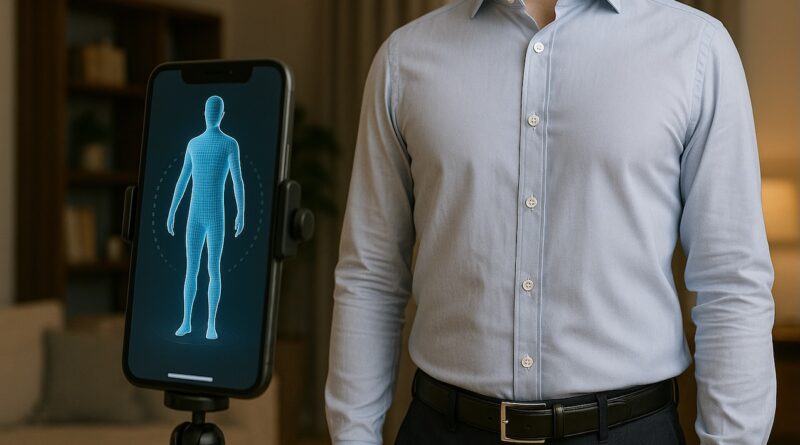 Maßhemd online: So gelingt der digitale Körper‑Scan