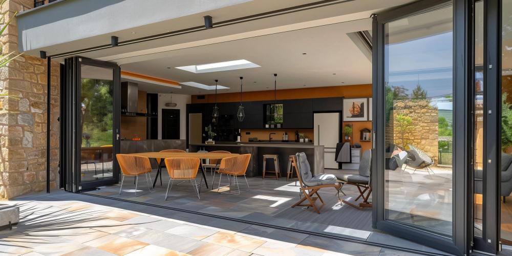 Schiebetür mit Moderne Optik