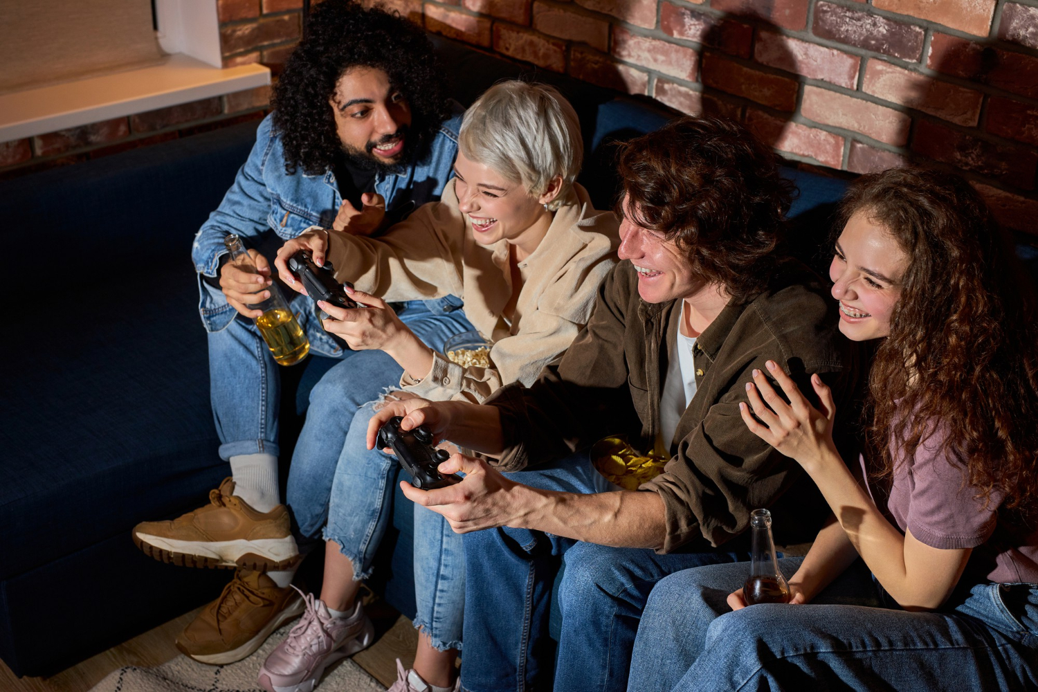 Die soziale Verbindung beim Online-Gaming