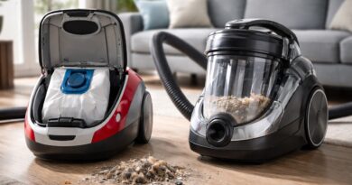 Staubsauger mit Beutel vs. beutellos: Was ist hygienischer?