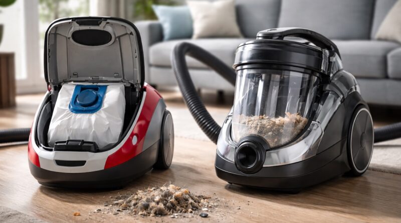 Staubsauger mit Beutel vs. beutellos: Was ist hygienischer?