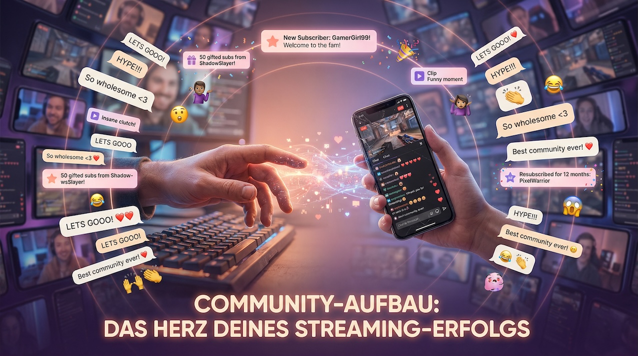 Community-Aufbau und Selbstorganisation im Let’s Play Streaming