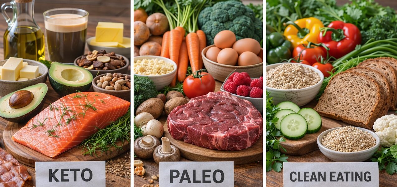 Ernährungstrends unter der Lupe: Was taugen Keto, Paleo & Clean Eating?