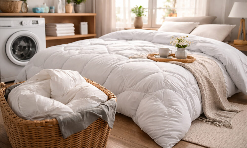 Waschbare Bettdecke ohne Bezug: Ein Trend, der immer beliebter wird