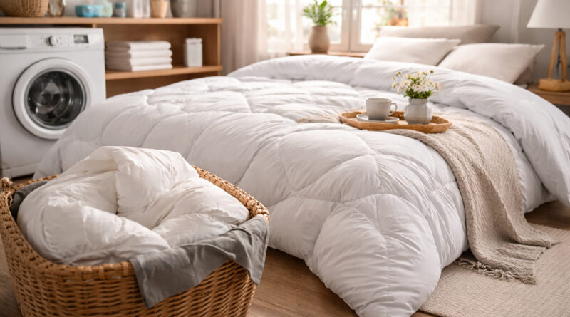 Waschbare Bettdecke ohne Bezug: Ein Trend, der immer beliebter wird