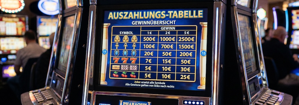 Auszahlungstabelle bei den Slots