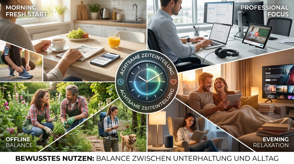 Bewusstes Nutzen: Balance zwischen Unterhaltung und Alltag
