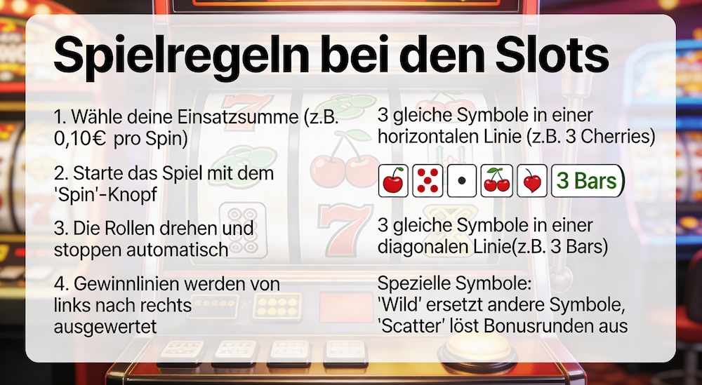 Spielregeln bei den Slots