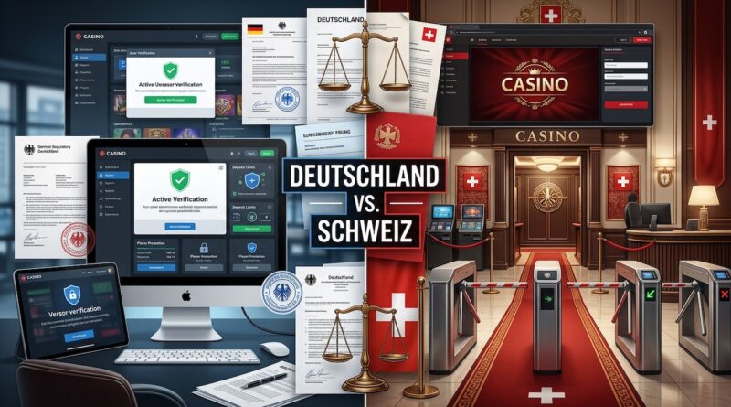 Was ist der Unterschied zwischen den deutschen und den schweizerischen Casino-Vorschriften?