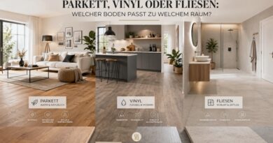 Bodenbelag wählen: Parkett, Vinyl, Fliesen – was wohin passt