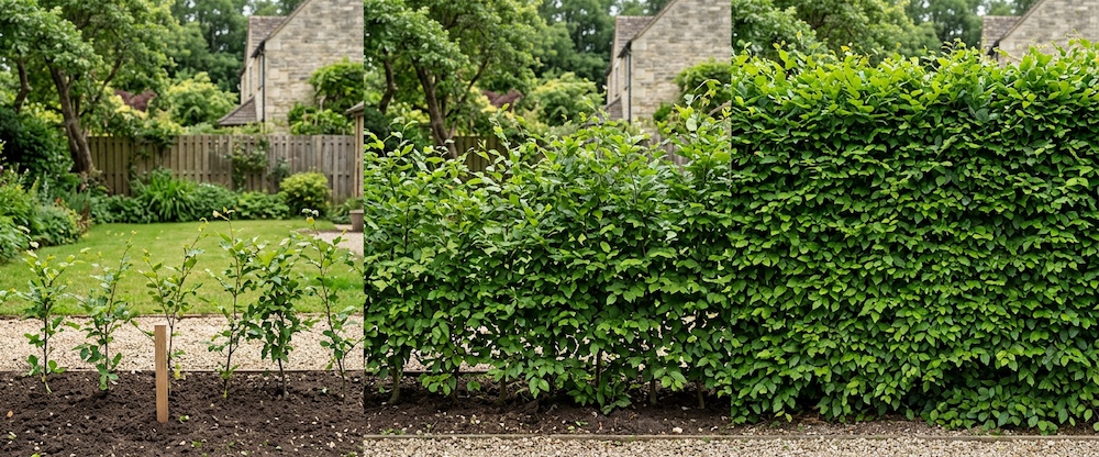 Hecken Wachstum