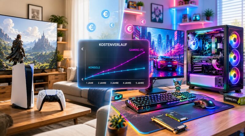 Spielekonsole vs. Gaming-PC: Die ehrliche Kostenanalyse 2026