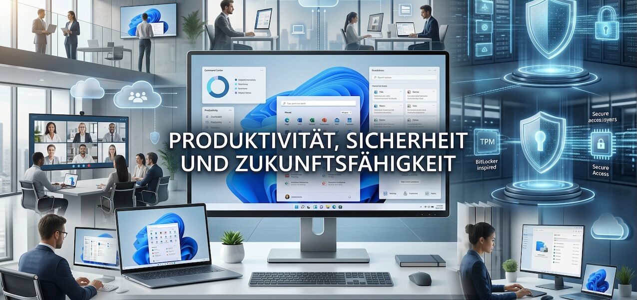 Warum Windows 11 Pro für Unternehmen die beste Wahl ist