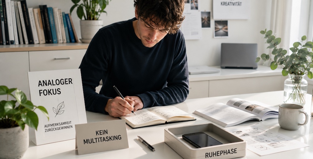 So lässt sich zur analogen Konzentration zurückkehren