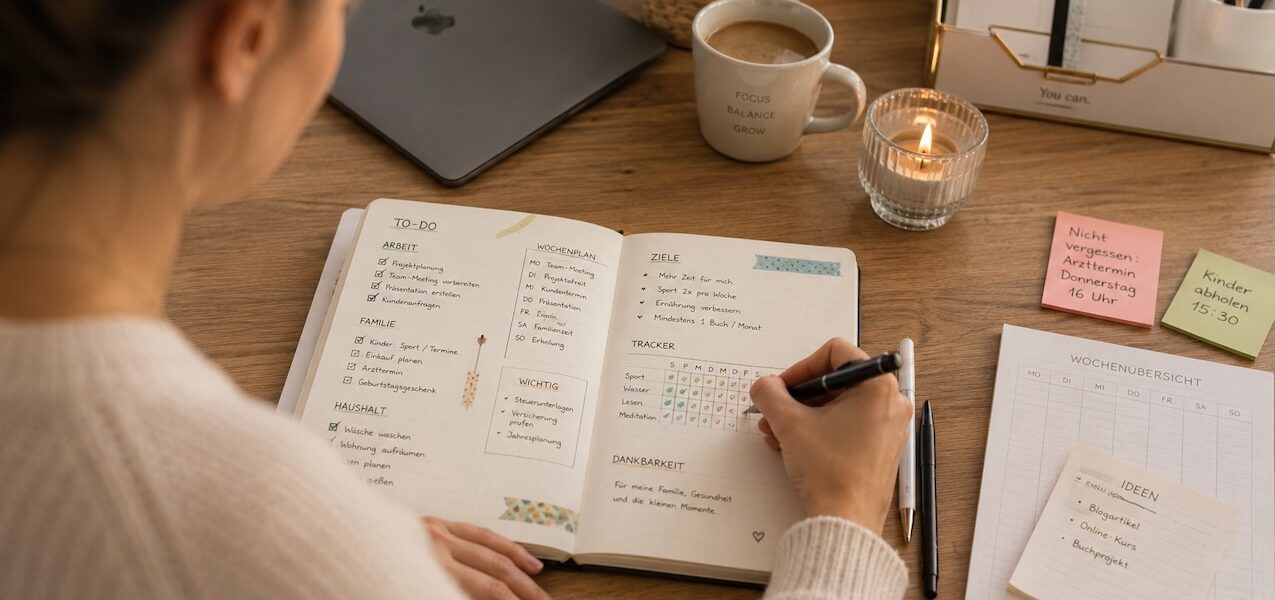 Leben im Griff: BuJo für Job & Familie nutzen