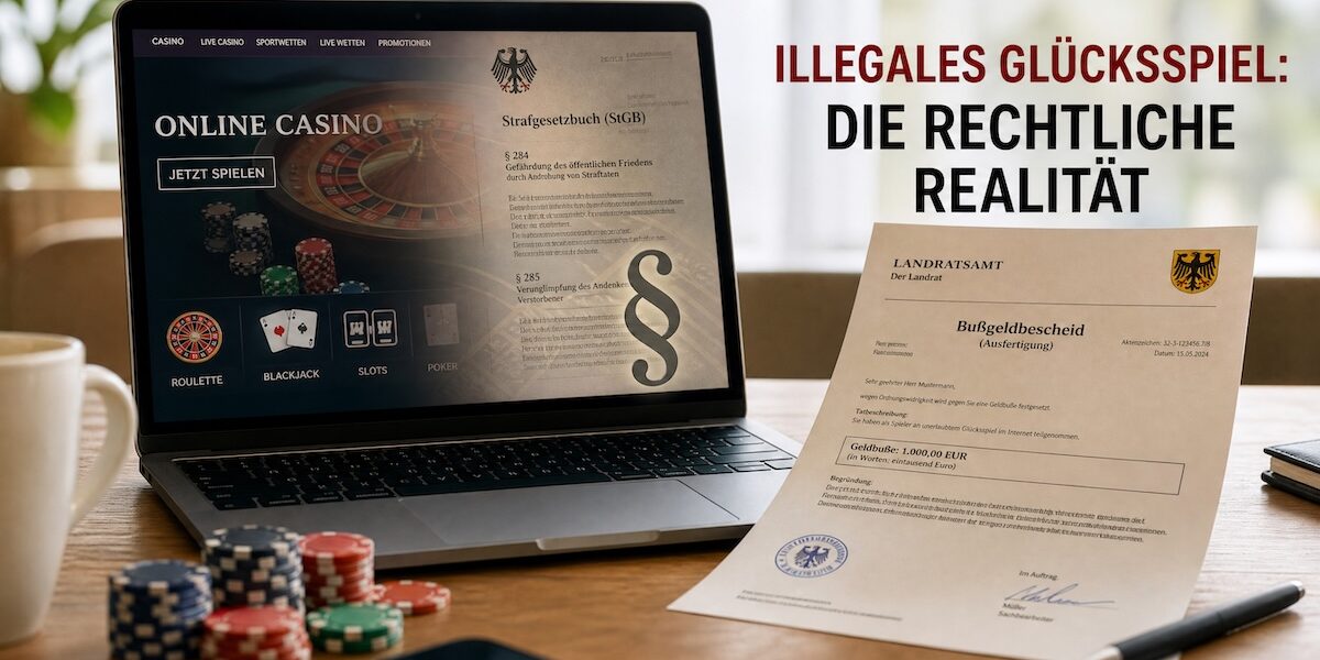 Im Casino ohne Lizenz spielen: Machen sich Spieler strafbar?