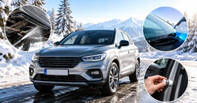Autopflege im Winter: Unterboden, Scheiben, Gummi