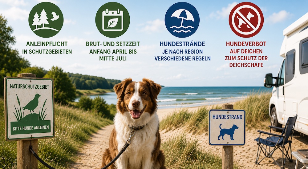 Camping mit Hund in Schutzgebieten
