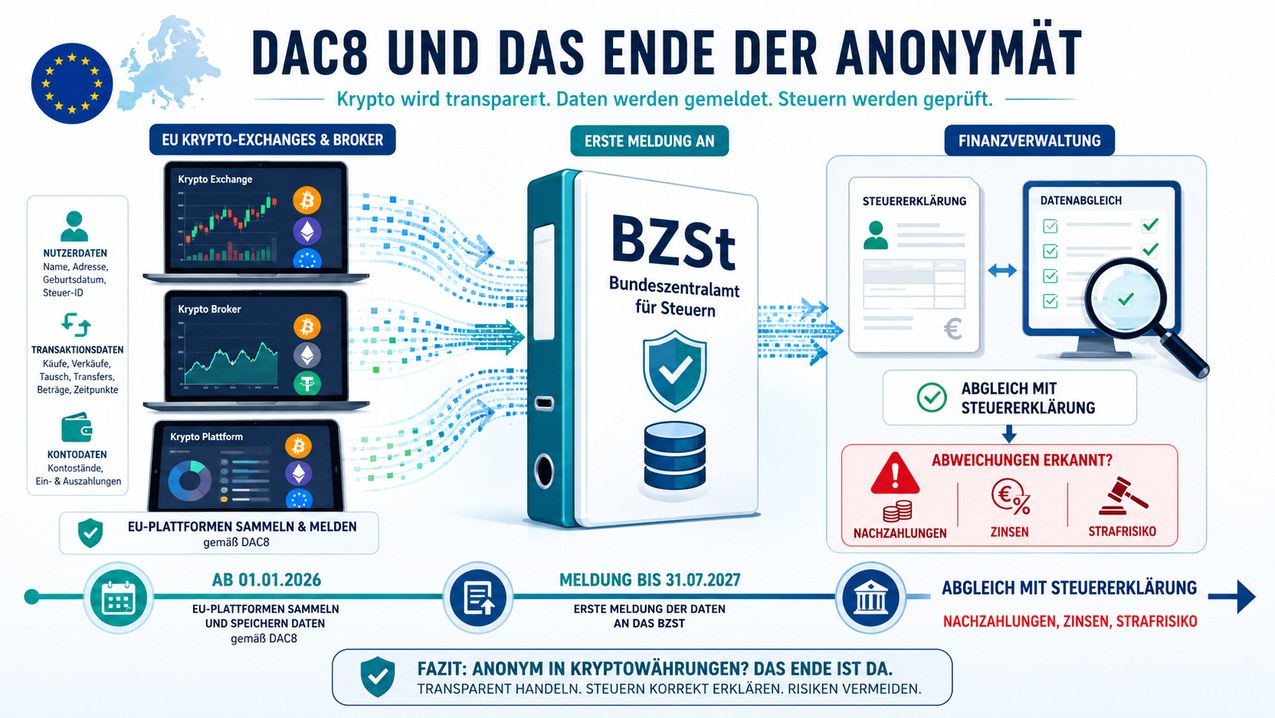 DAC8 und das Ende der Anonymität