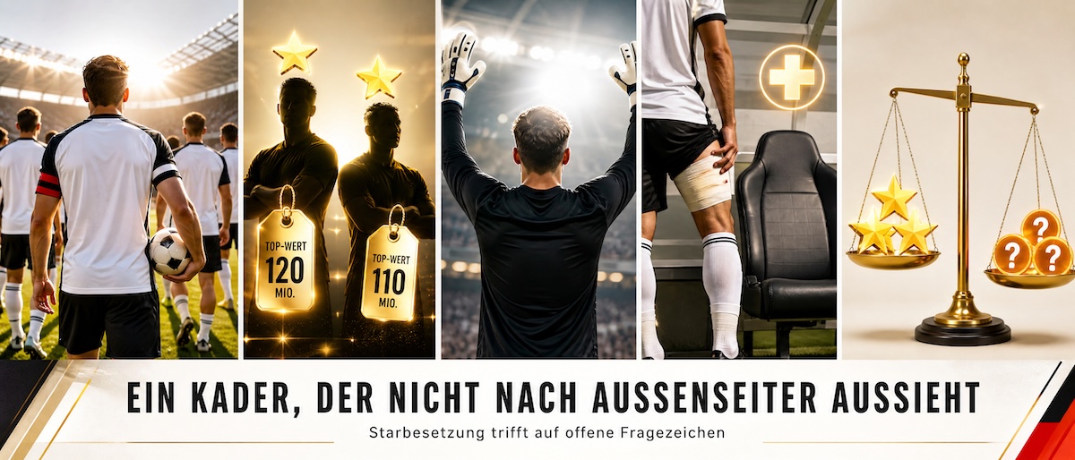 Ein Kader, der nicht nach Außenseiter aussieht