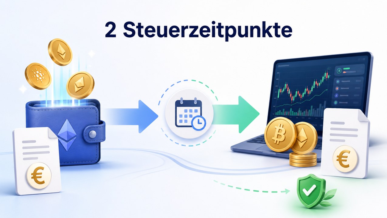 Doppelte Steuerpflicht: Zufluss und Verkauf