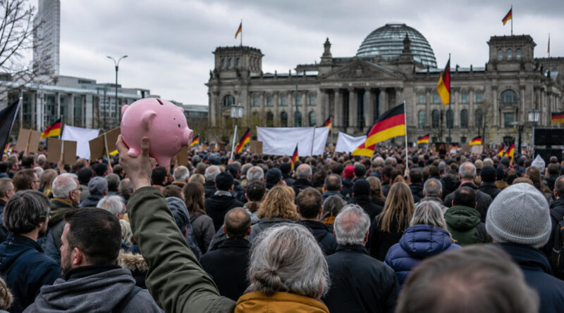 Druck gegen Abgaben - in Deutschland formieren sich politische und wirtschaftliche Proteste