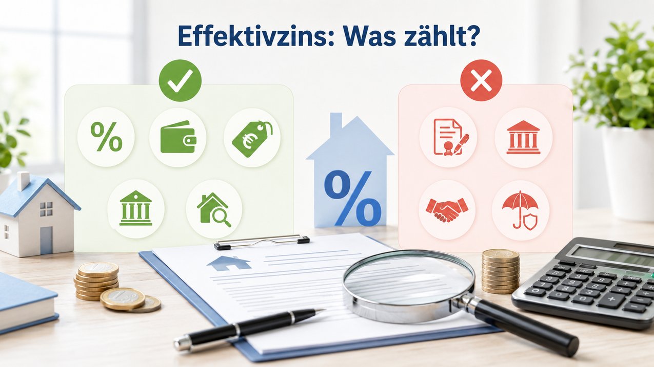 Welche Kosten in den Effektivzins gehören und welche nicht
