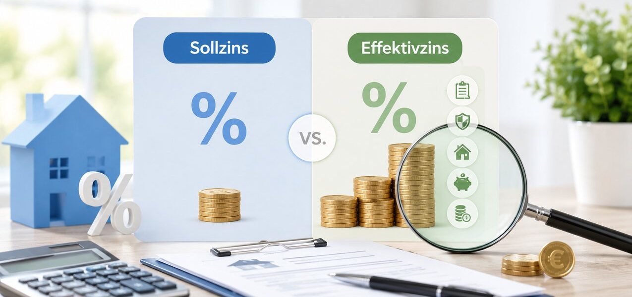Effektivzins vs. Sollzins: Was Kreditnehmer wirklich vergleichen müssen