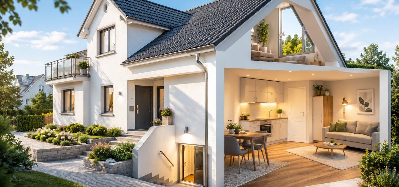Einliegerwohnung aktivieren: Wie ungenutzter Wohnraum im eigenen Haus Geld bringen kann