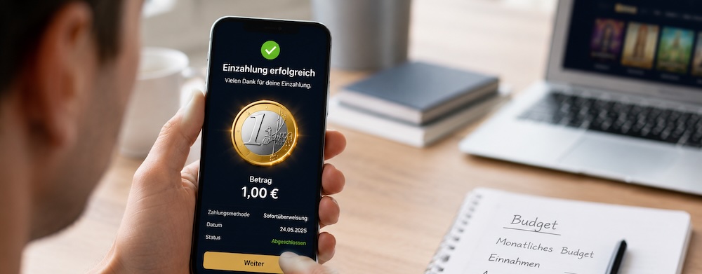 Eine Einzahlung von 1€ ist komplett risikolos – schließlich ist der Betrag so klein