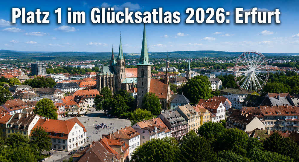 Erfurt landet auf Platz 1