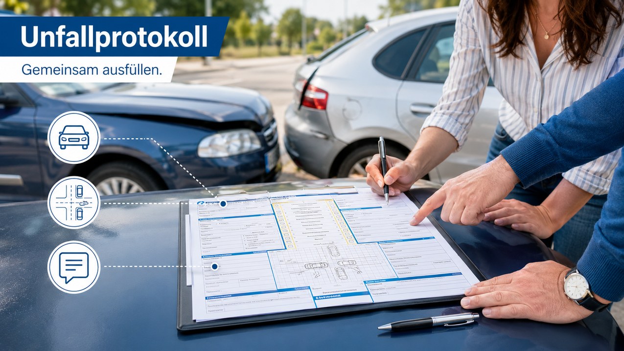 Das europäische Unfallprotokoll – sachlich, gemeinsam, vollständig