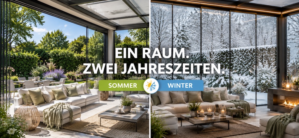 Zweiter Schritt: Terrasse ganzjährig nutzbar machen
