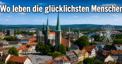 Glücksatlas 2026: Erfurt belegt den ersten Platz
