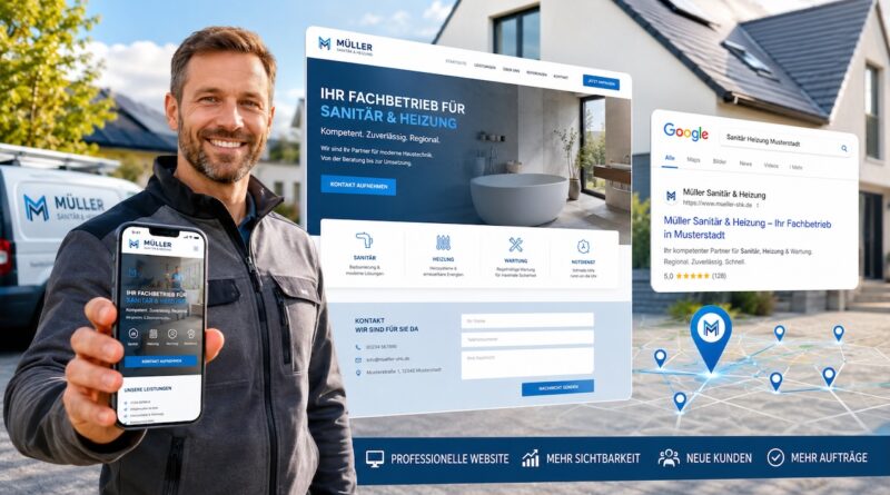 Webseite für Handwerker: Wer online fehlt, verliert Aufträge