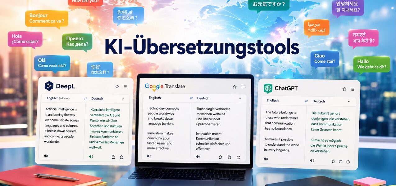KI-Übersetzungstools 2026: DeepL, Google & Co. im Vergleich