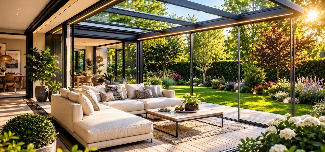 Wie richte ich ein komfortables Outdoor-Wohnzimmer ein?