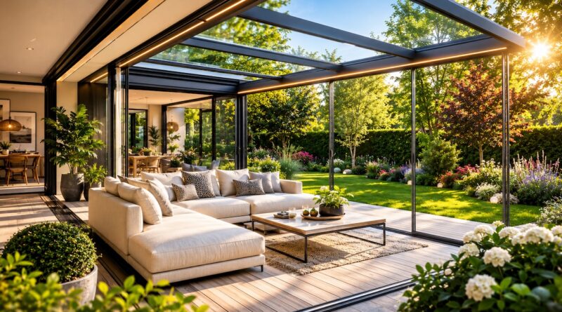 Wie richte ich ein komfortables Outdoor-Wohnzimmer ein?