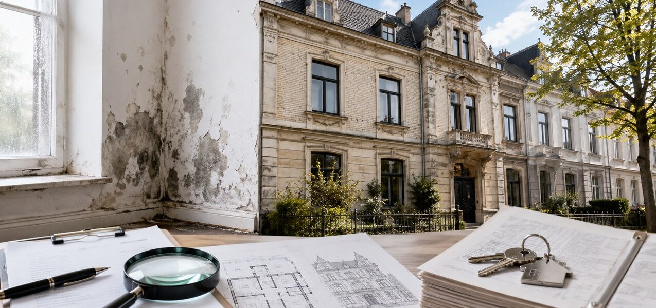 Problemimmobilien kaufen: Schimmel, Denkmalschutz, Erbpacht oder schlechte Teilungserklärung