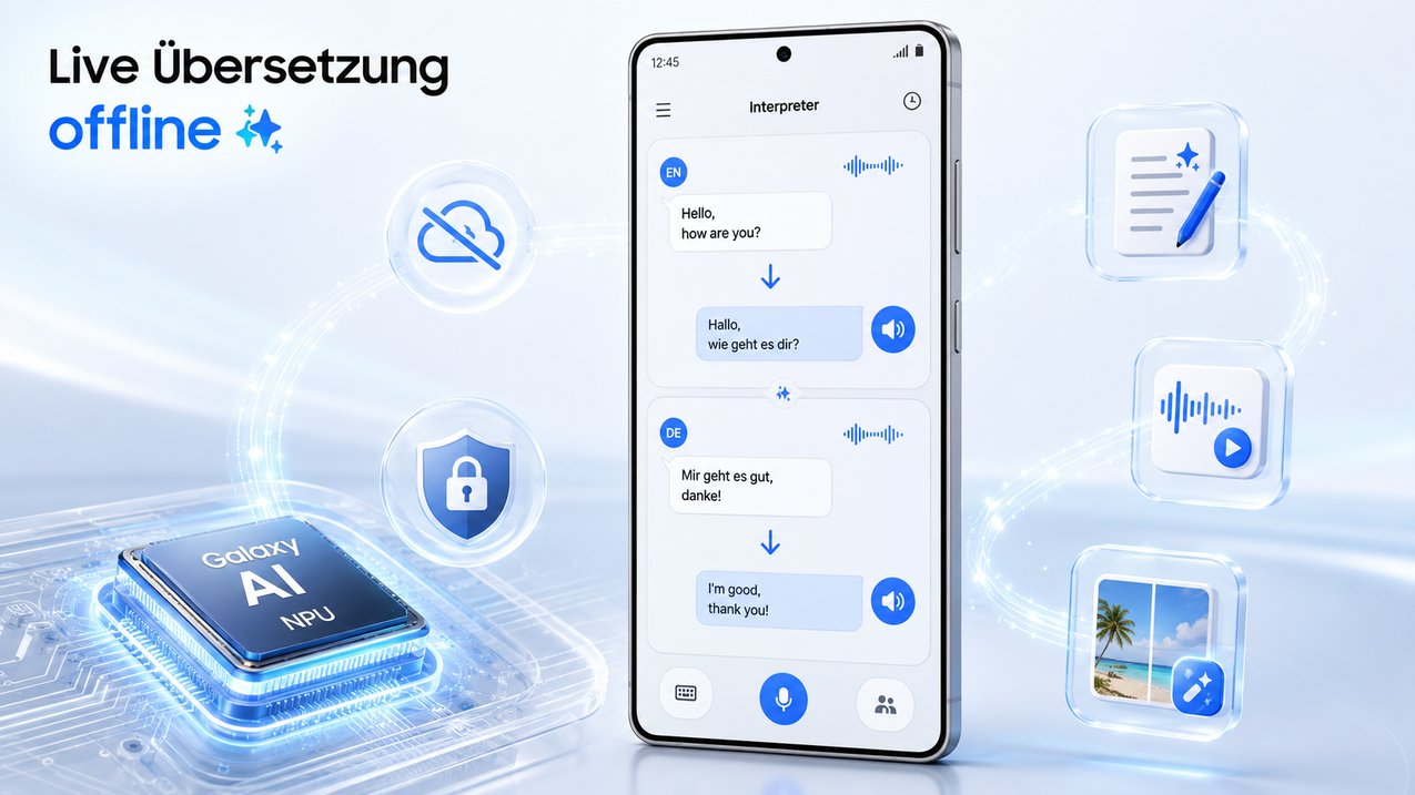 Samsung Galaxy AI: Lokale Telefonübersetzung und Dolmetscher